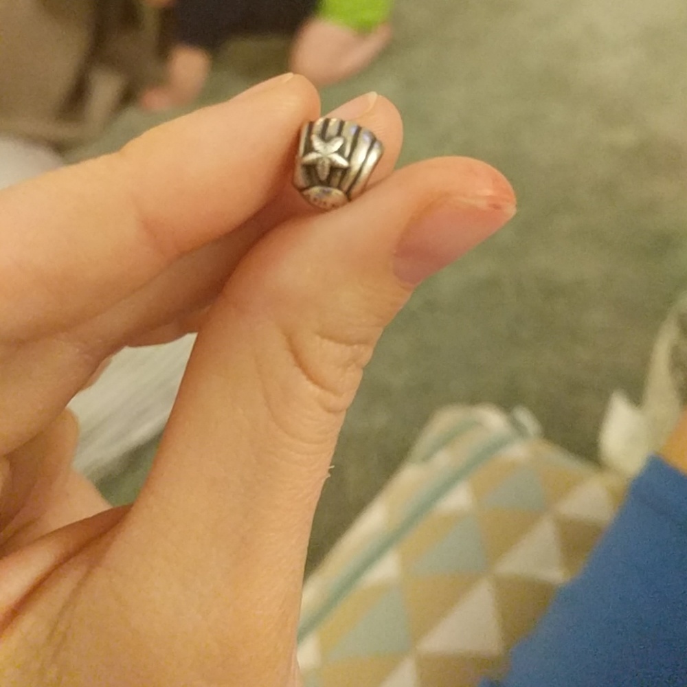 Pandora Silver Shell and Starfish Charm